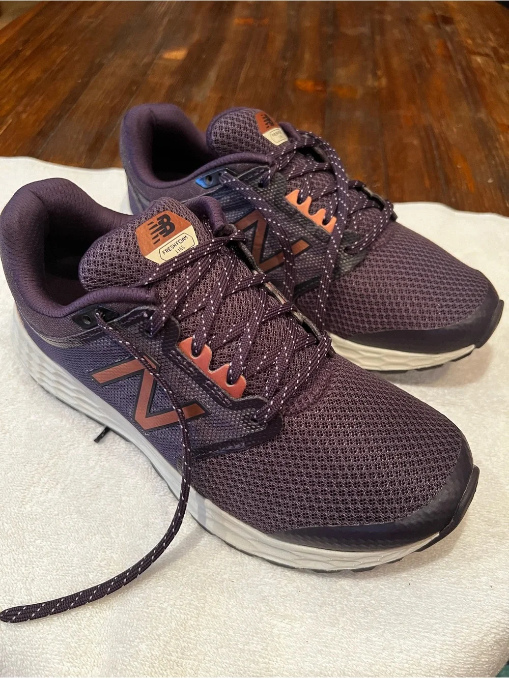 New Balance Women’s Purple Mesh Fresh Foam 1165 walking shoes